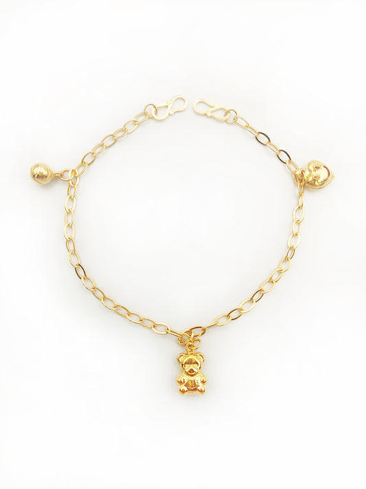 916 Baby Bear Dangling Bracelet