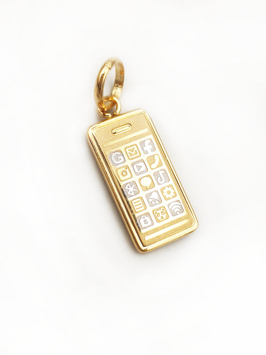 916 Gold iPhone Pendant