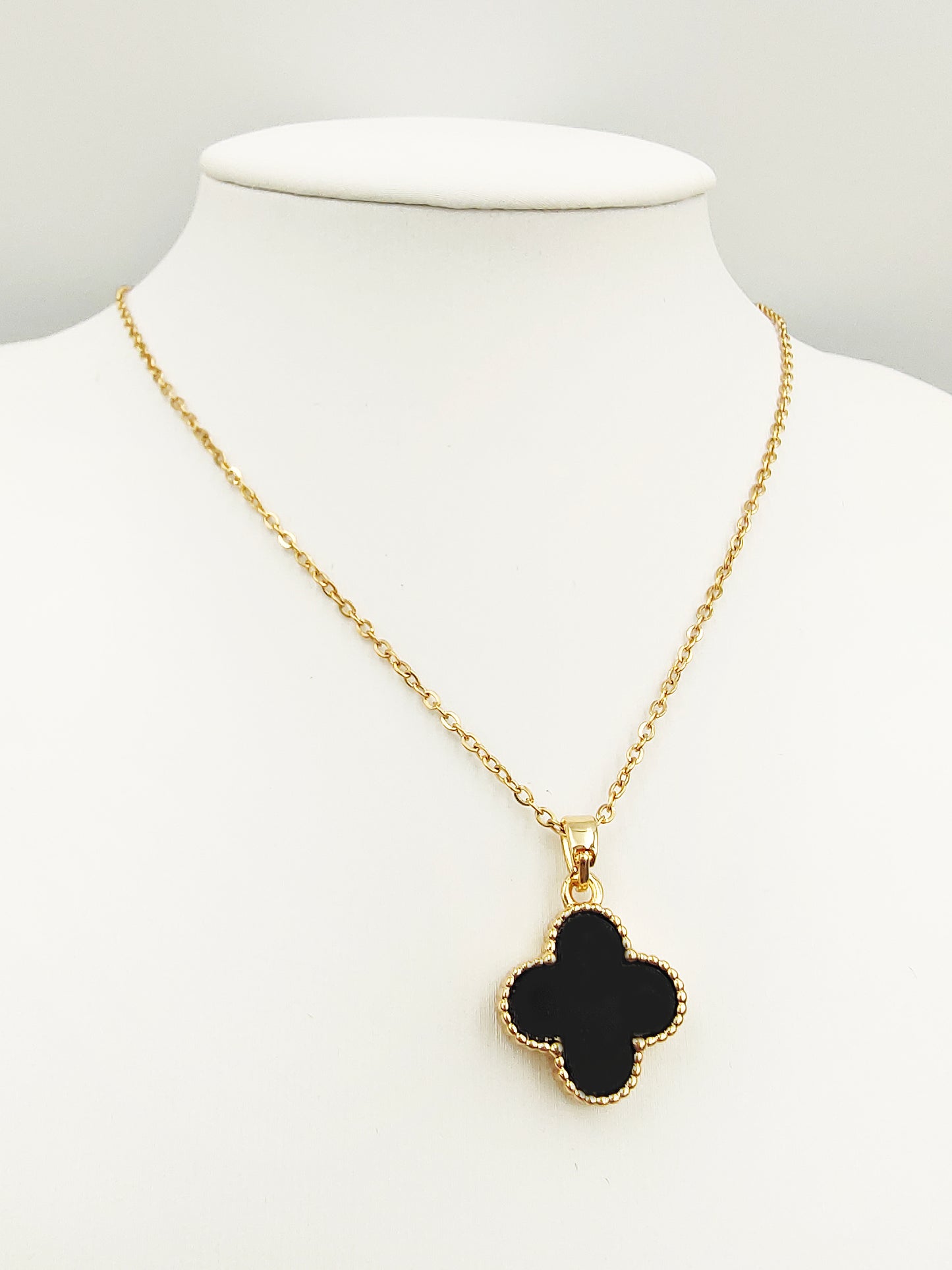 Black Pendant Necklace