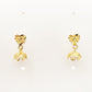 916 Gold Flower Earring