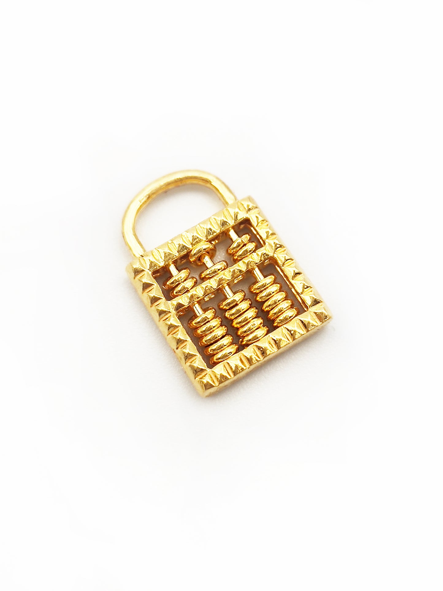 916 Abacus Lock Pendant