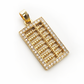 Titanium/Gold Plated Abacus Pendent & Chain set ($66 take away)