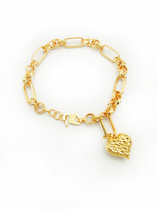 916 Single Heart Bracelet