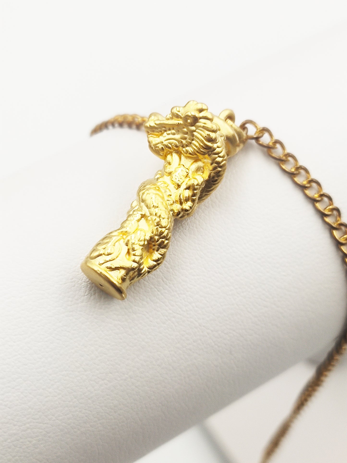 999 3D Dragon Column Pendant