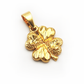 Titanium/Gold Plated Clover Pendent & Chain set ($66 take away)