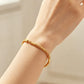 916 Bamboo Bean Bracelet