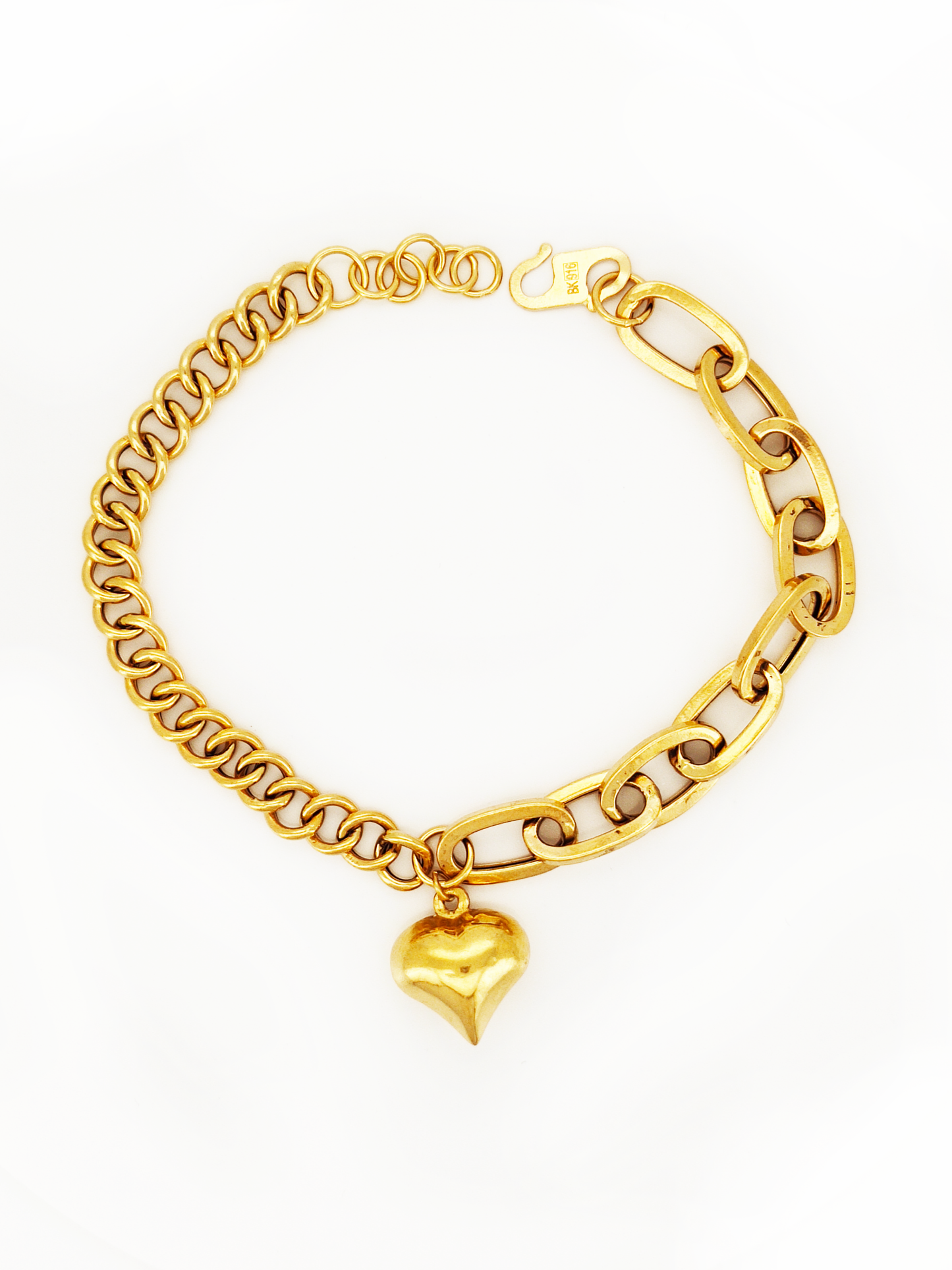 999 Heart Bracelet