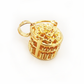 916 Abacus Gold Bucket Pendant