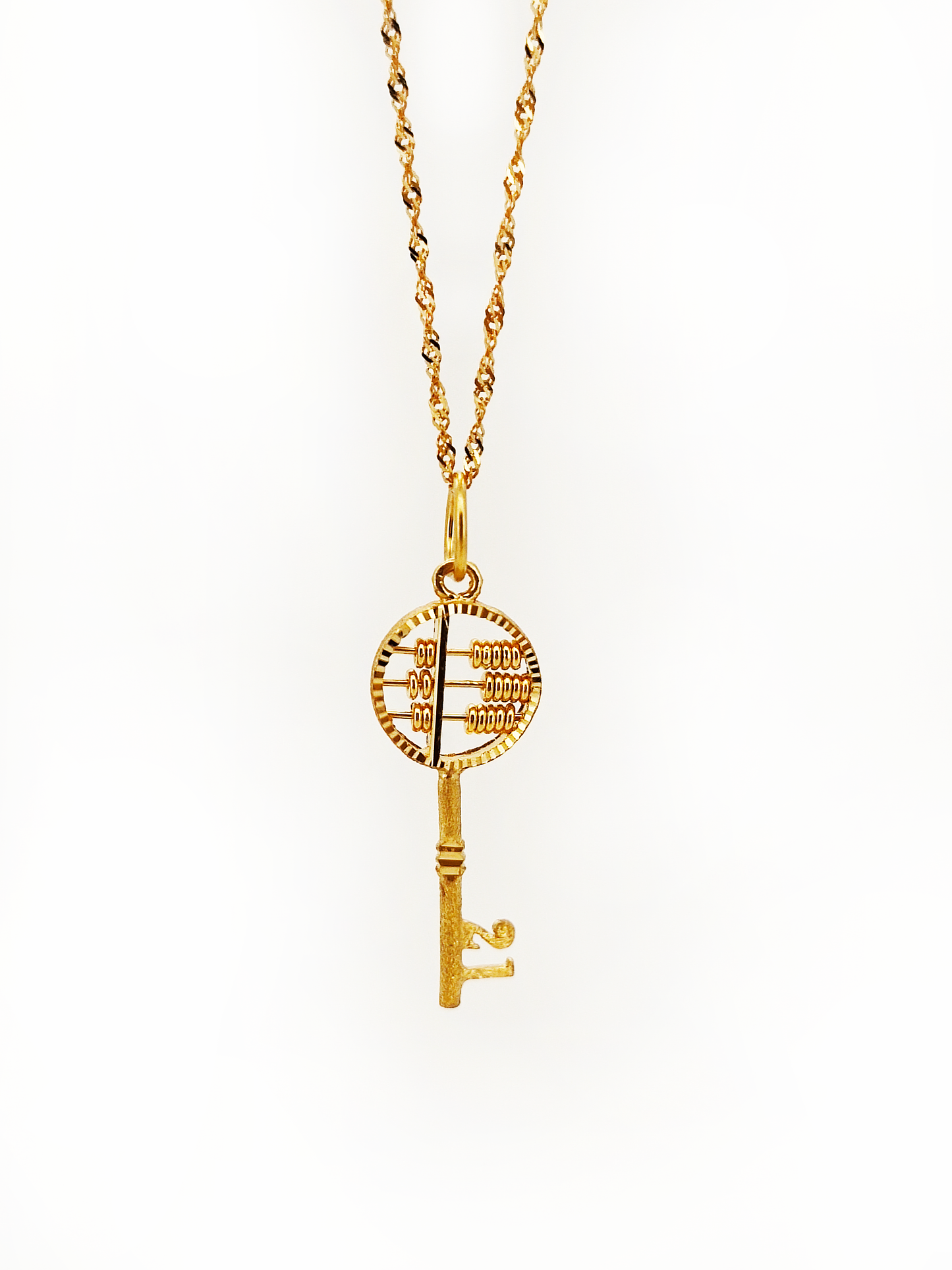 916 Key Abacus Pendant