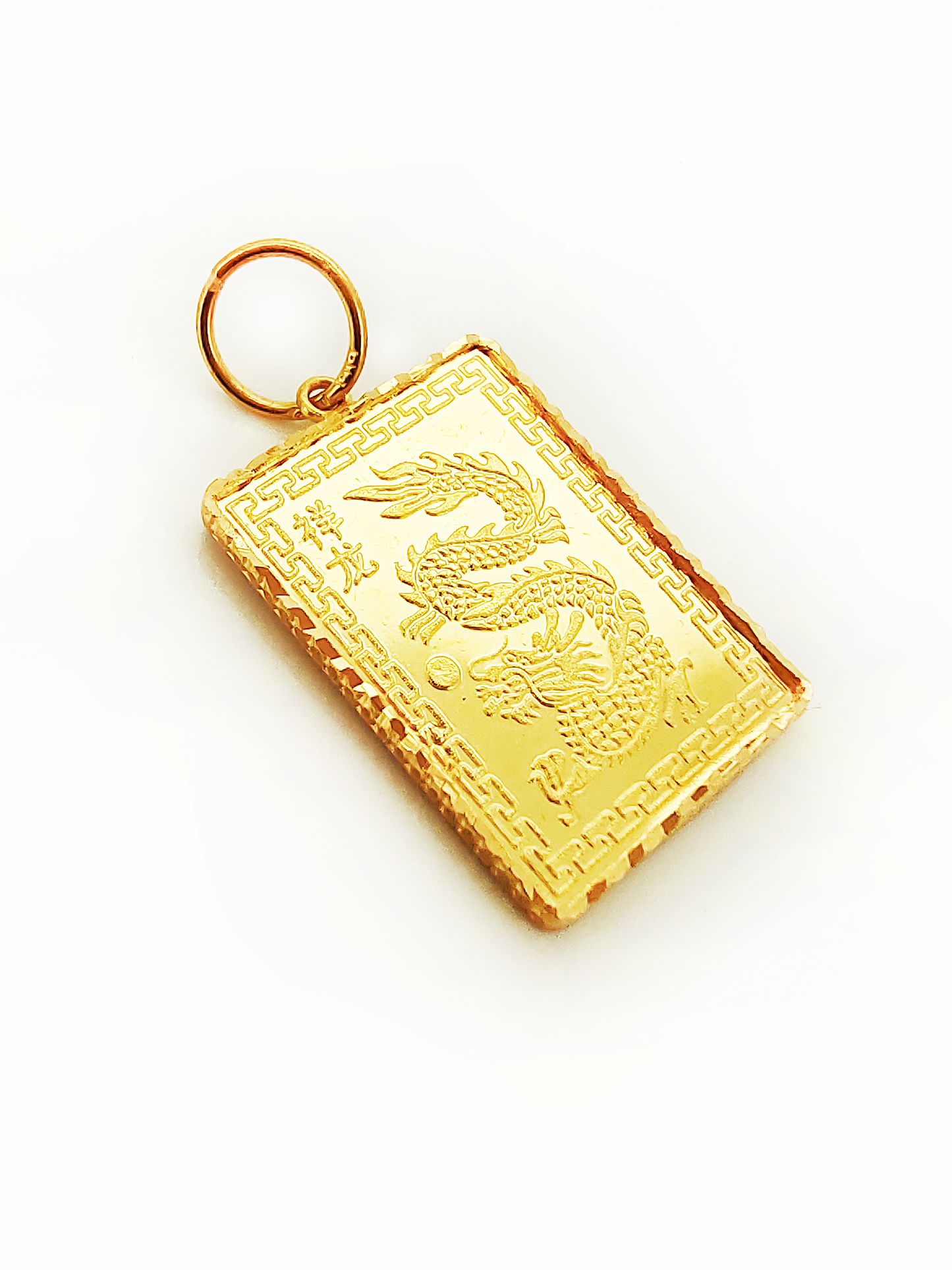 916 Gold Dragon Pendant