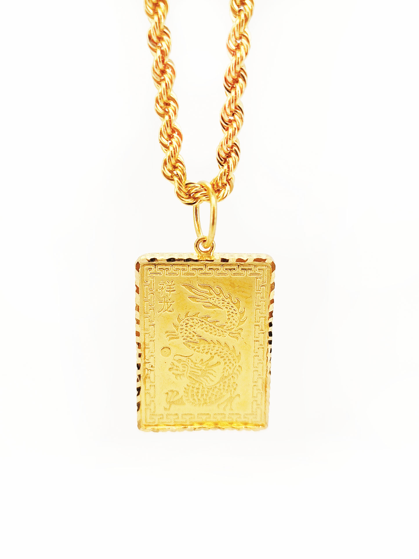 916 Gold Dragon Pendant