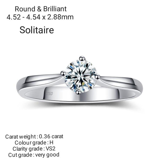 Solitaire with Diamond RIng