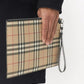 Burberry Vintage Check Zip Pouch